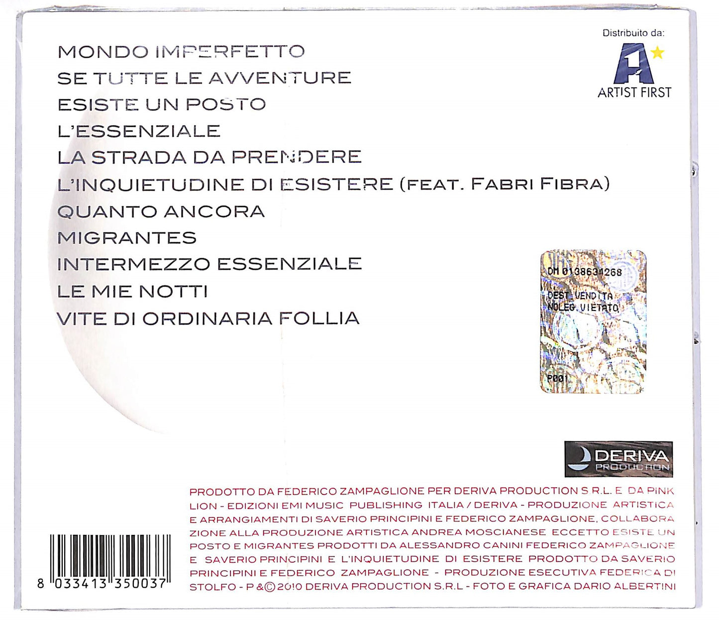 EBOND Tiromancino - L'Essenziale CD CD043304