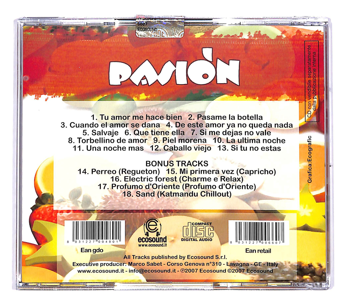 EBOND Various - Pasion musica latina CD CD046204
