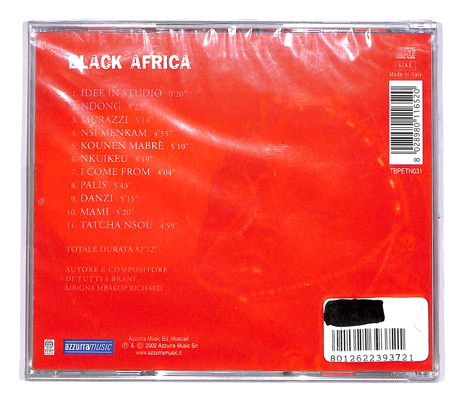 EBOND Black Africa - Black Africa CD CD046224