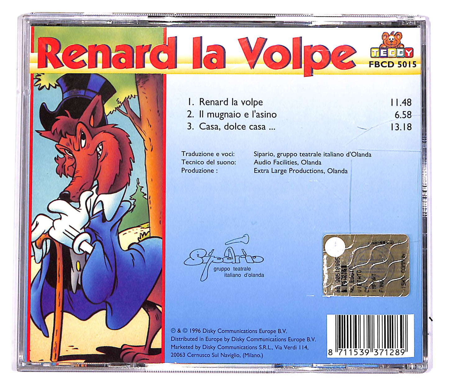 EBOND Variours - Renard la Volpe CD CD046865