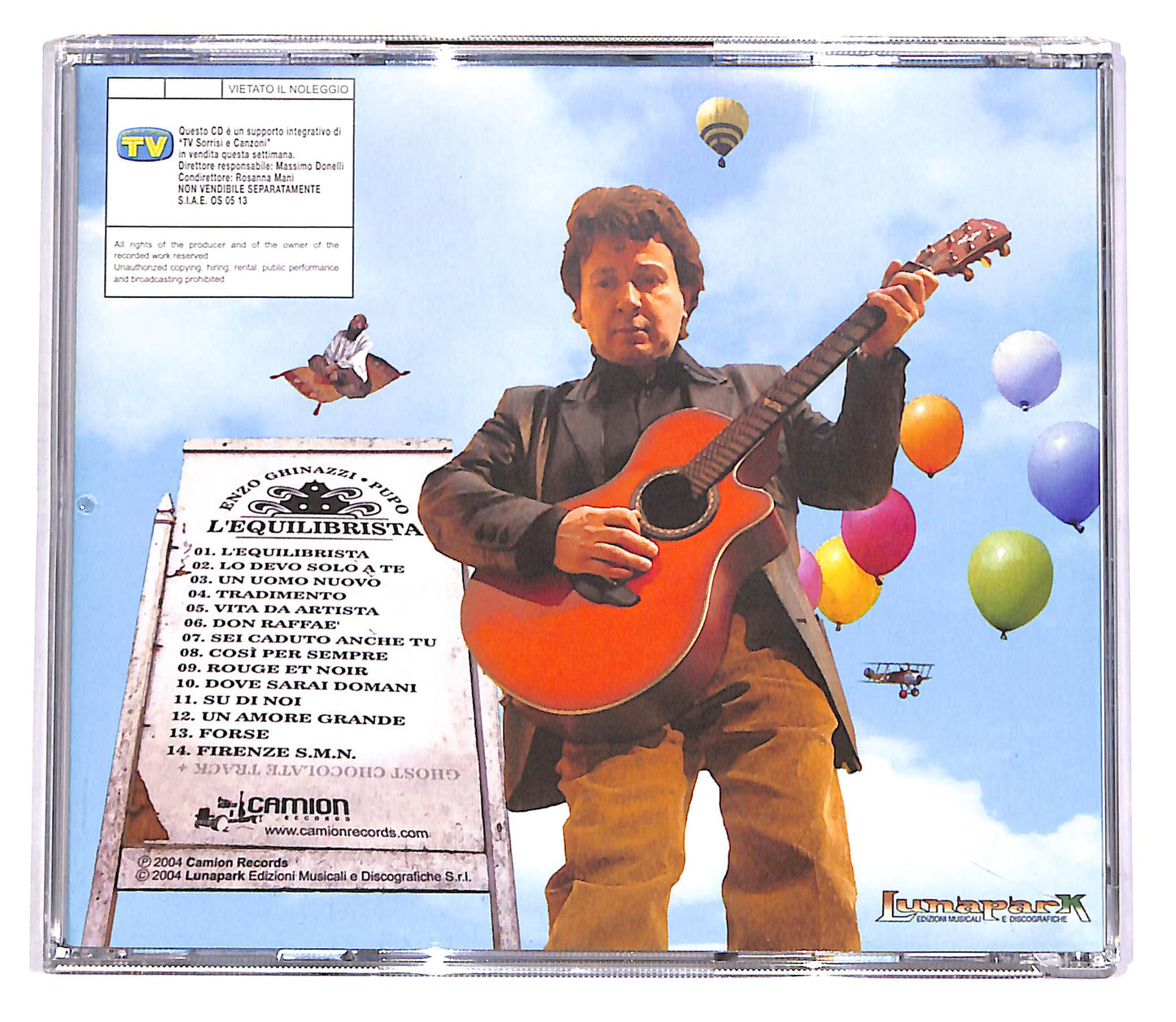 EBOND Enzo Ghinazzi In Arte Pupo - L'Equilibrista EDITORIALE CD CD046935