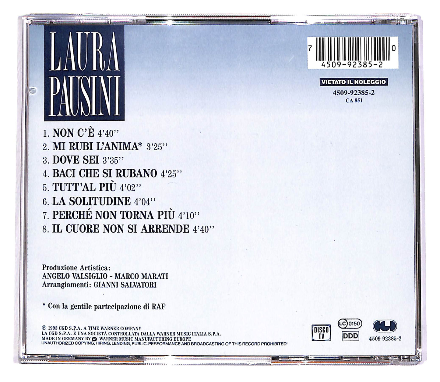 EBOND Laura Pausini - Laura Pausini CD CD046940
