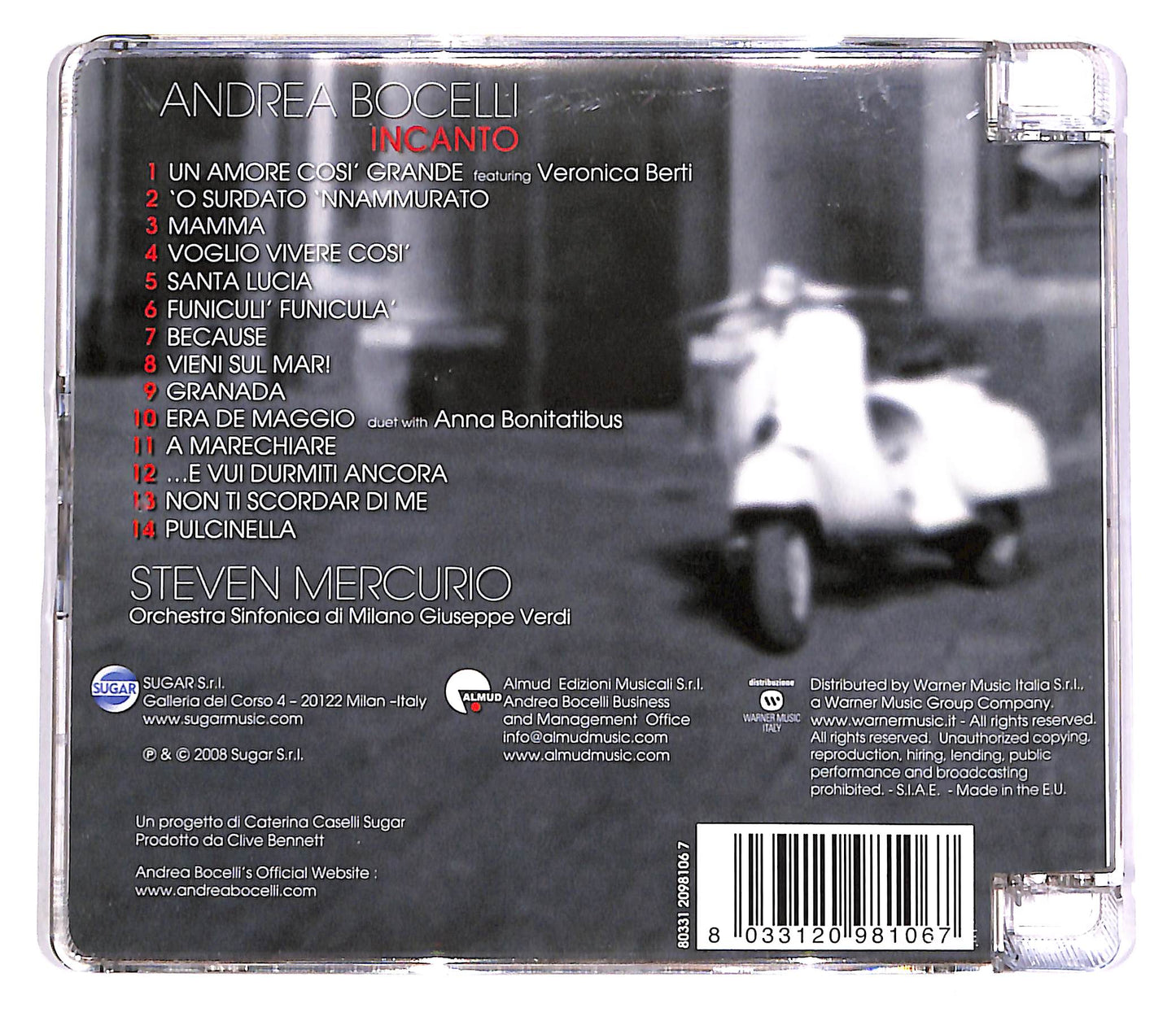EBOND Andrea Bocelli - Incanto CD CD046941