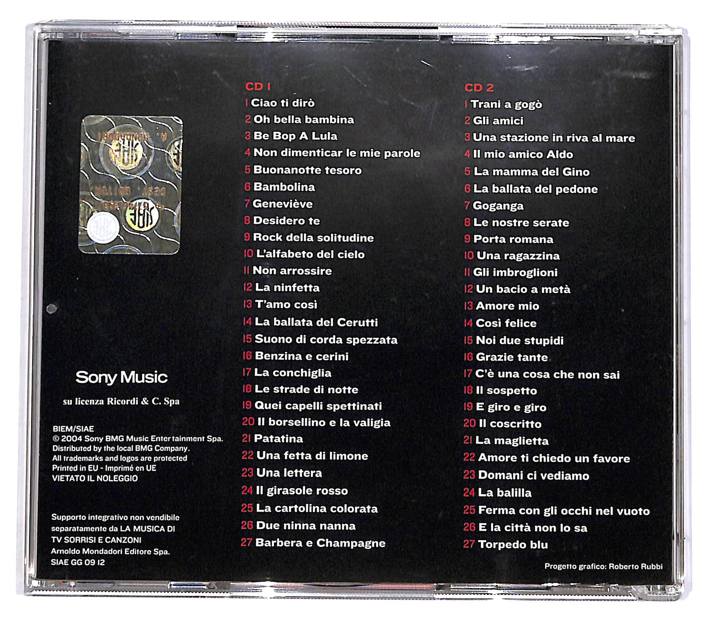 EBOND Giorgio Gaber - Rock’N’ Roll, Amore (2 dischi) EDITORIA CD CD046955