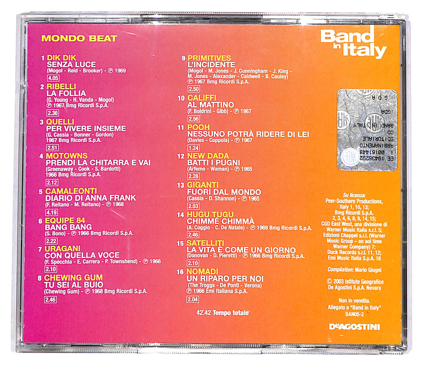 EBOND Various - Mondo Beat EDITORIALE CD CD047021