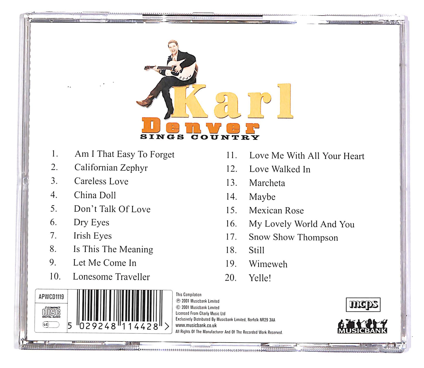 EBOND Karl Denver - Sings Country CD CD047052