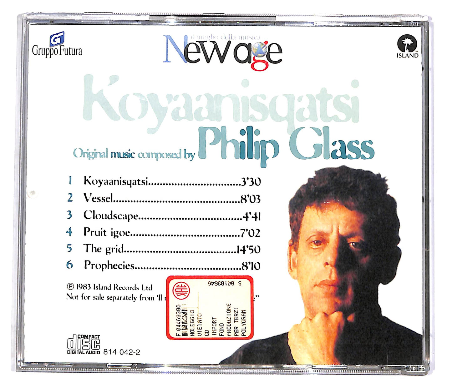 EBOND Philip Glass - Koyaanisqatsi EDITORIALE CD CD047057