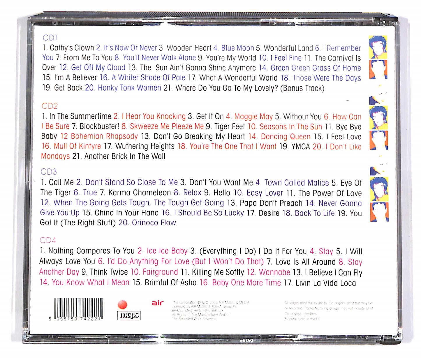 EBOND Studio 99 - Pop Tributes (4 dischi) CD CD047134