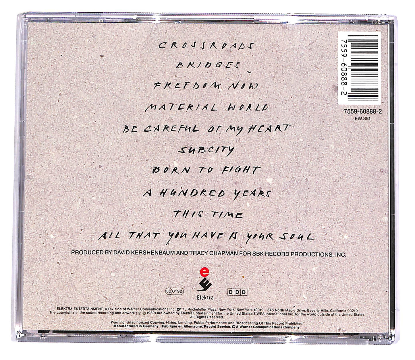 EBOND Tracy Chapman - Crossroads CD CD047245