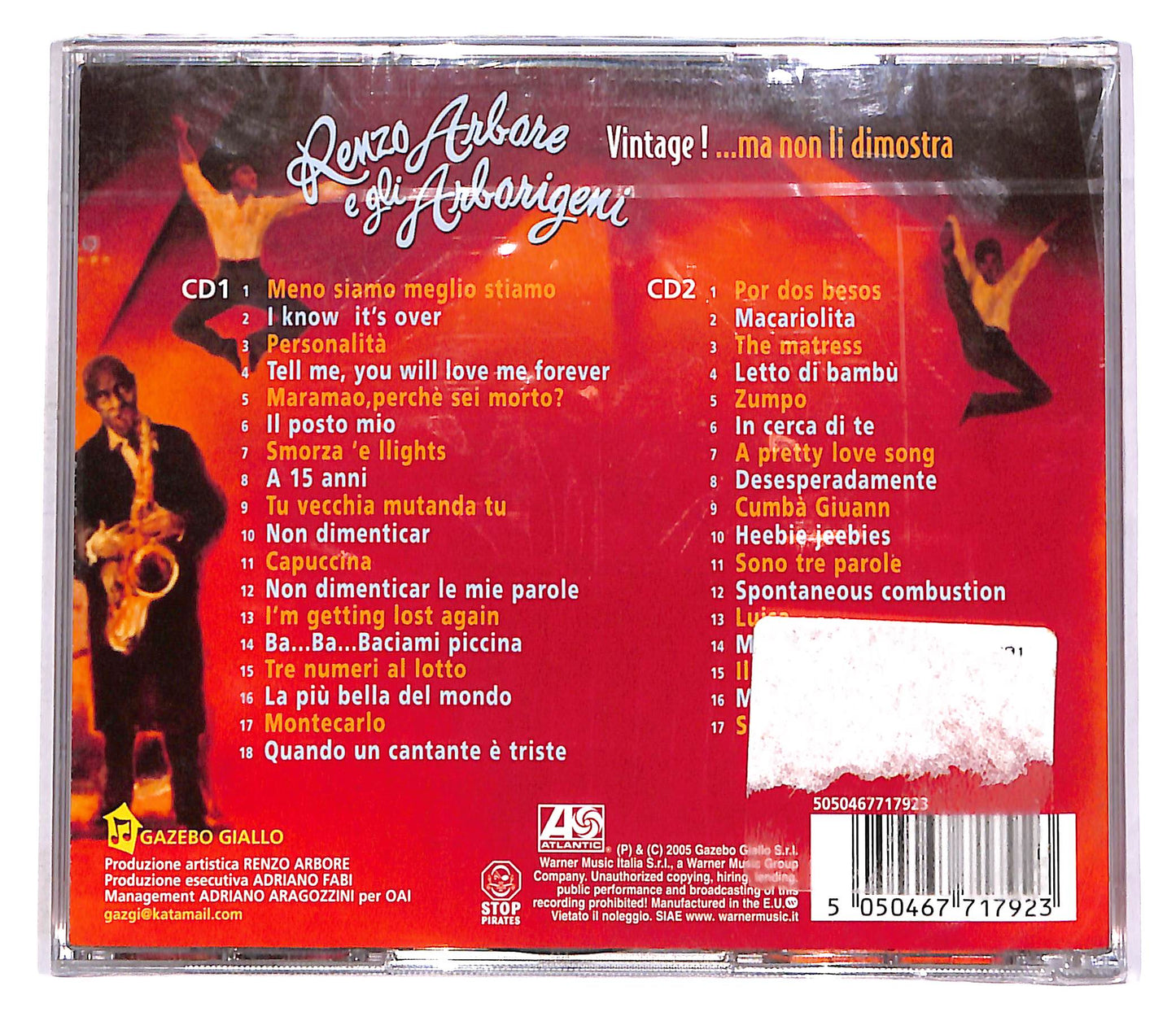 EBOND Renzo Arbore E Gli Arborigeni - Vintage! (2 dischi) CD CD047322