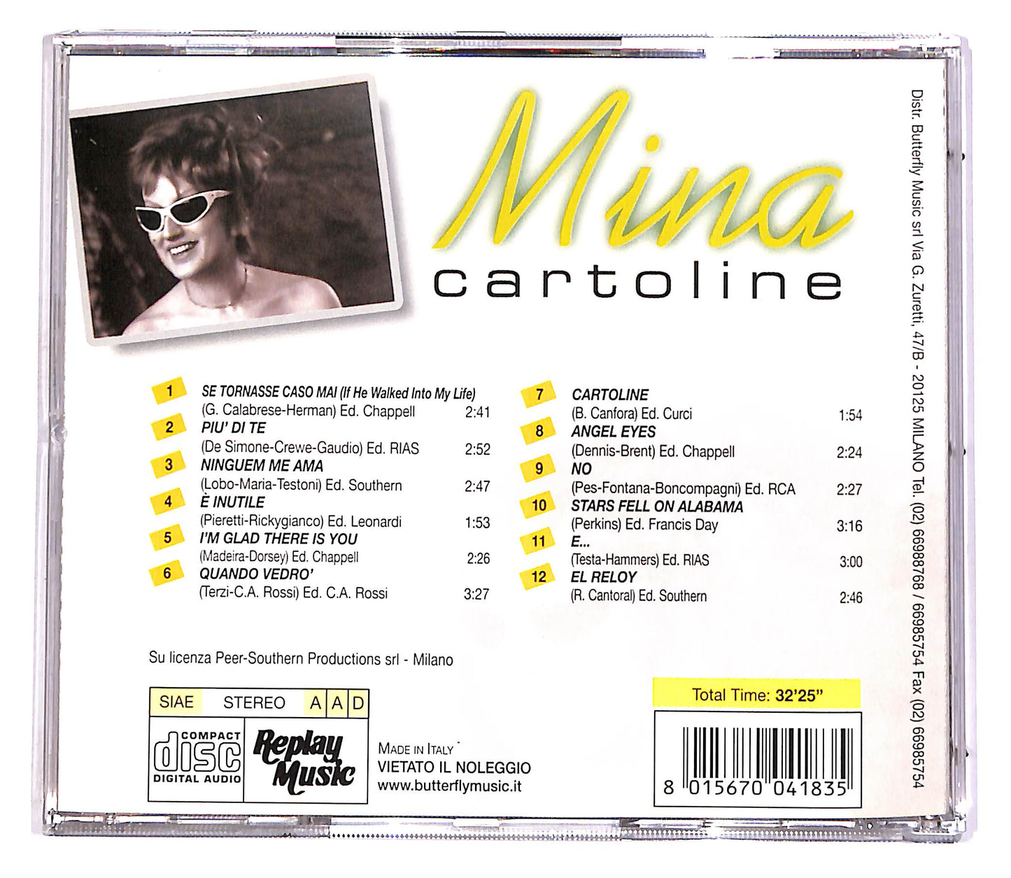 EBOND Mina - Cartoline CD CD047334