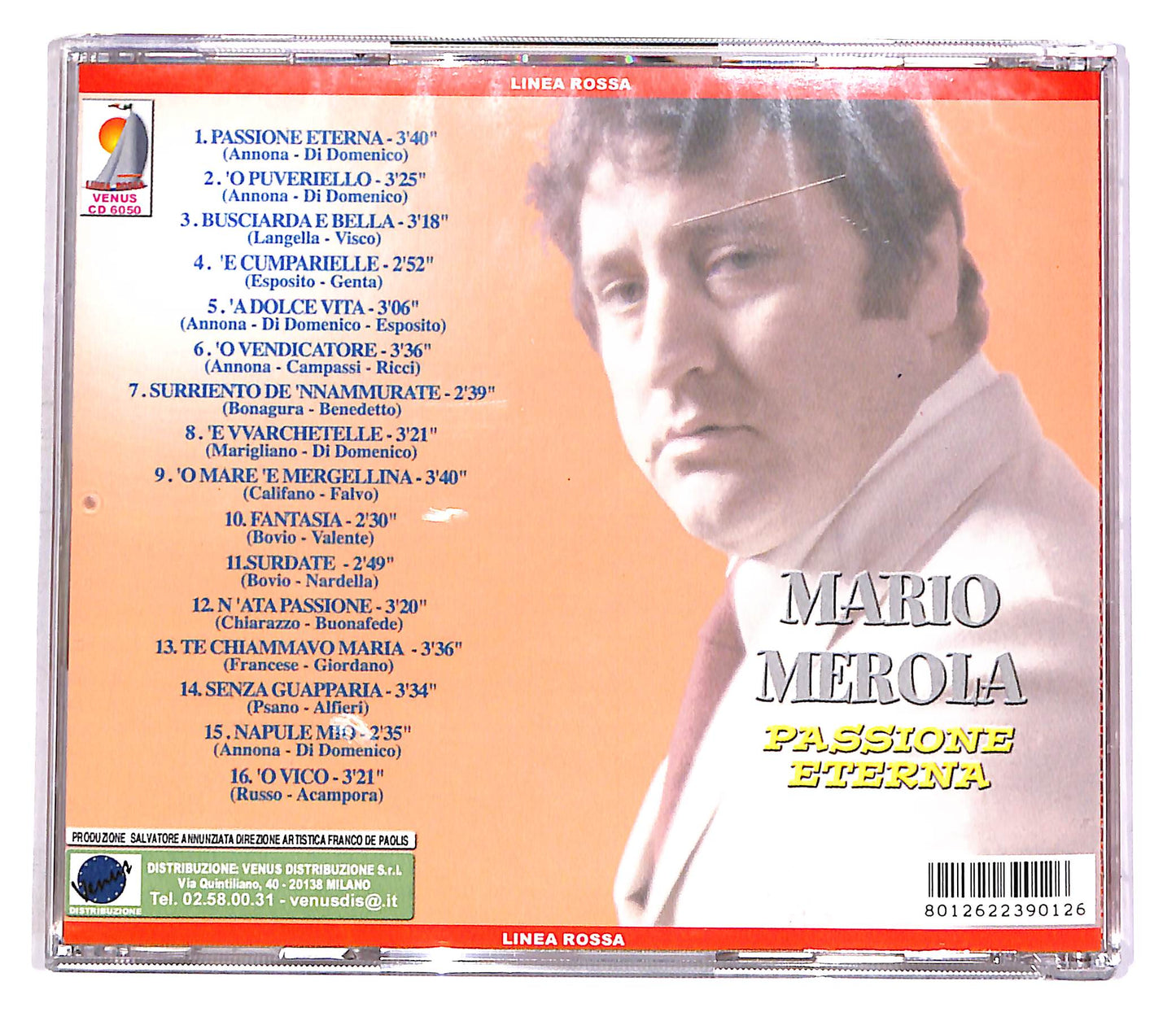 EBOND Mario Merola - Passione Eterna CD CD047355