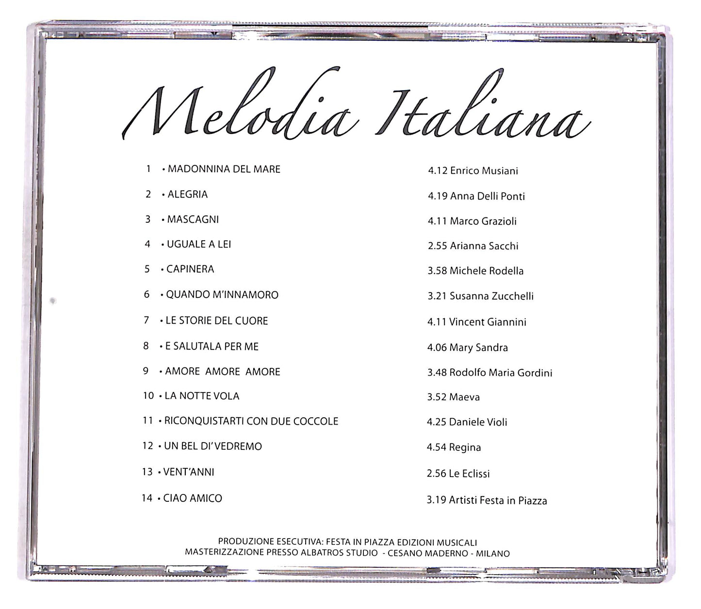 EBOND Various - Melodia Italiana EDITORIALE CD CD047405