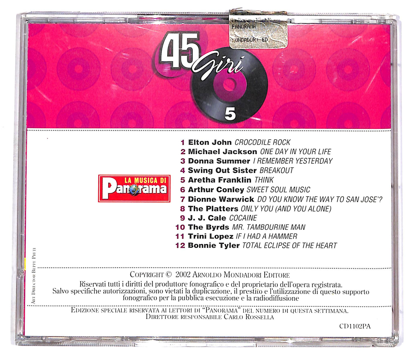 EBOND Various - 45 Giri - Hit Parade Internazionale Vol.5 EDITORIALE CD CD047434
