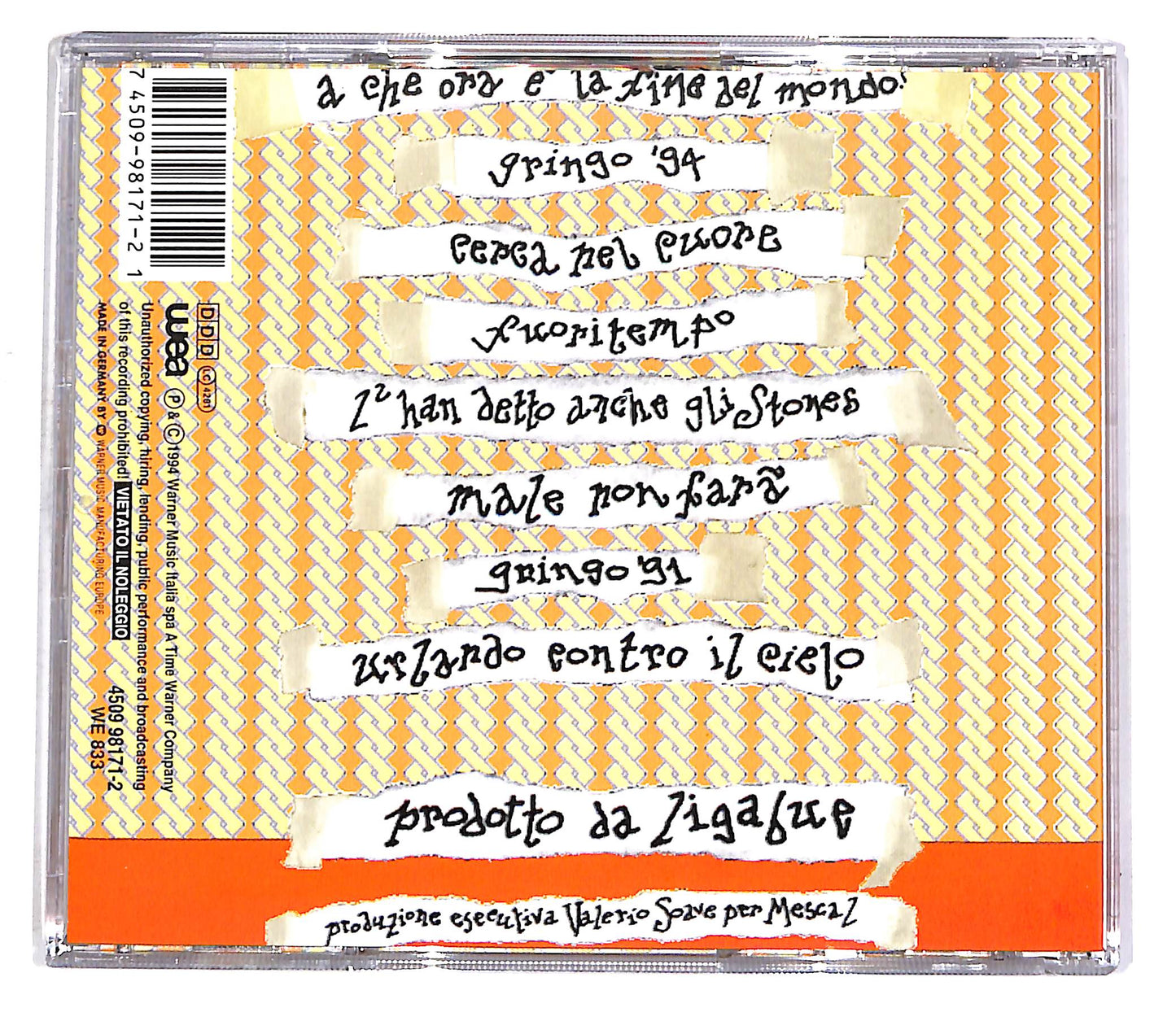 EBOND Ligabue - A Che Ora E La Fine Del Mondo? CD CD047458
