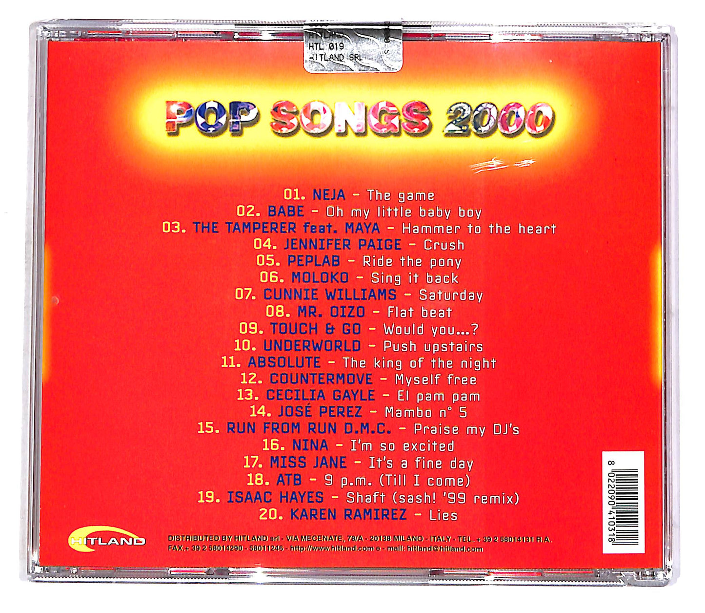 EBOND Various - Pop Songs 2000 CD CD047460