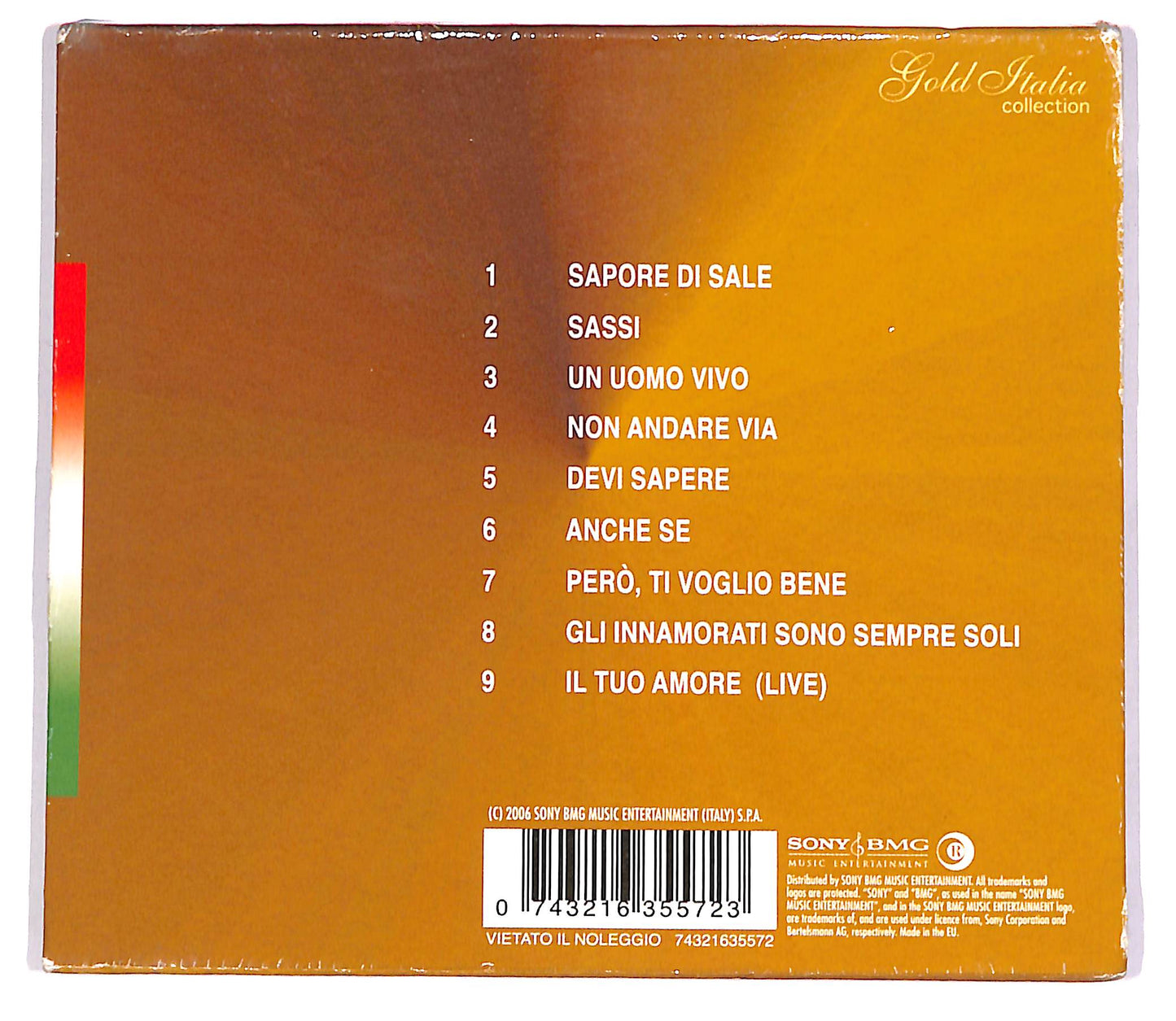 EBOND Gino Paoli - Gold Italia Collection CD CD047518