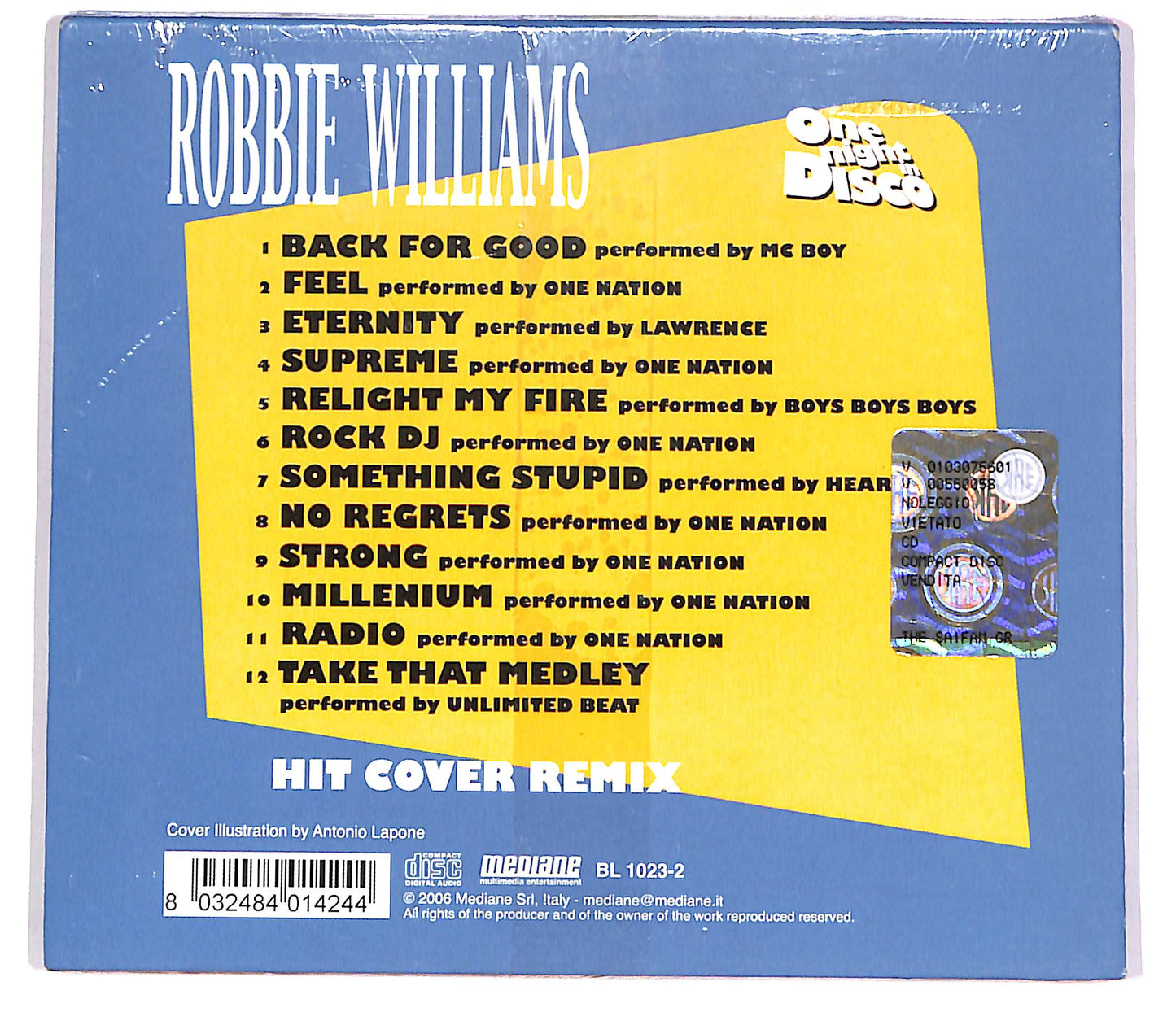 EBOND Various - One Night In Disco - Robbie Williams CD CD047536