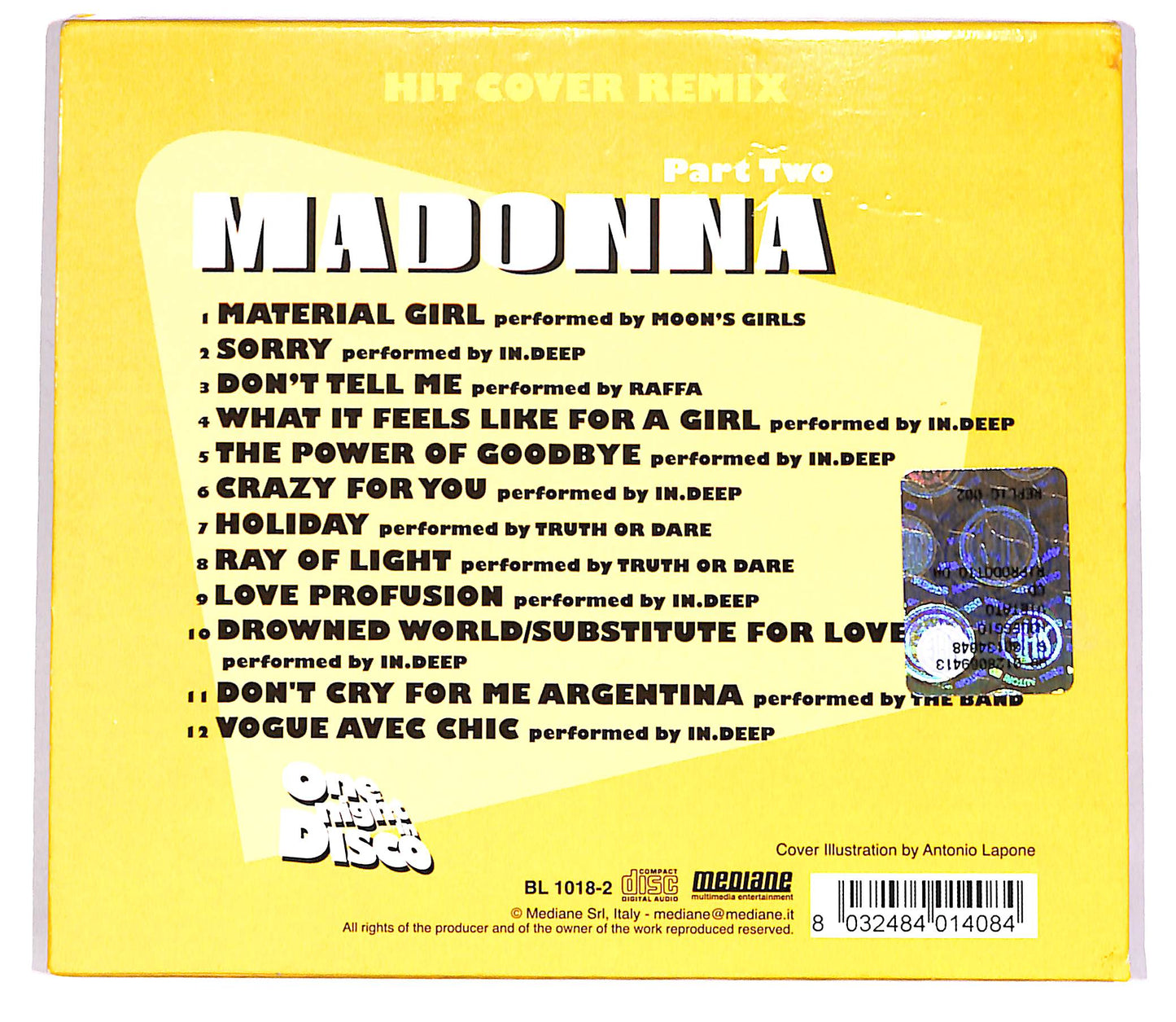 EBOND Various - One Night In Disco - Madonna Pt. 2 CD CD047541