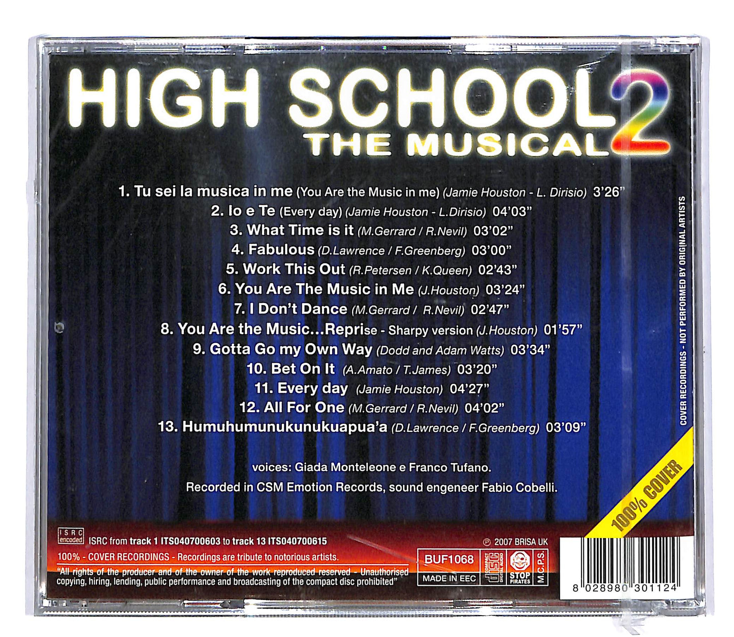 EBOND Various - High School The Musical Vol 2 CD CD048049