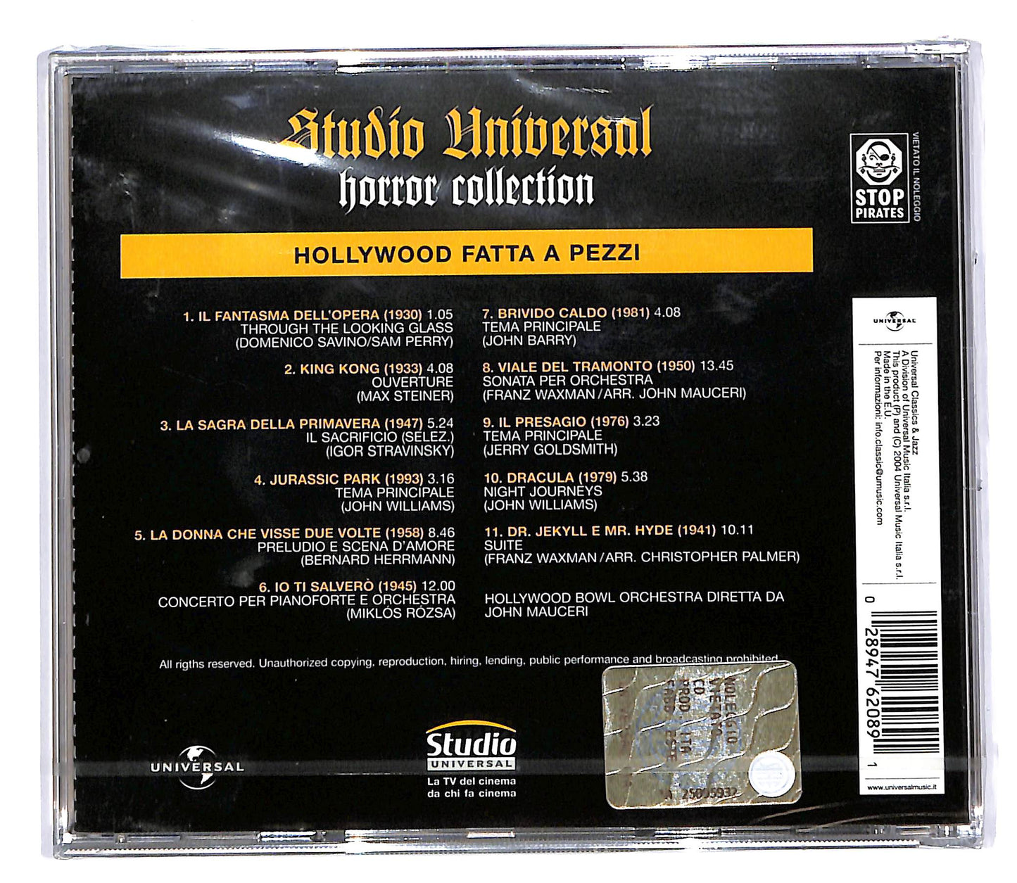 EBOND Various - Studio Universal Horror Collection CD CD048120