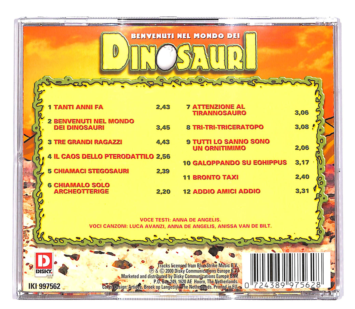EBOND Various - Benvenuti nel mondo dei dinosauri CD CD048124