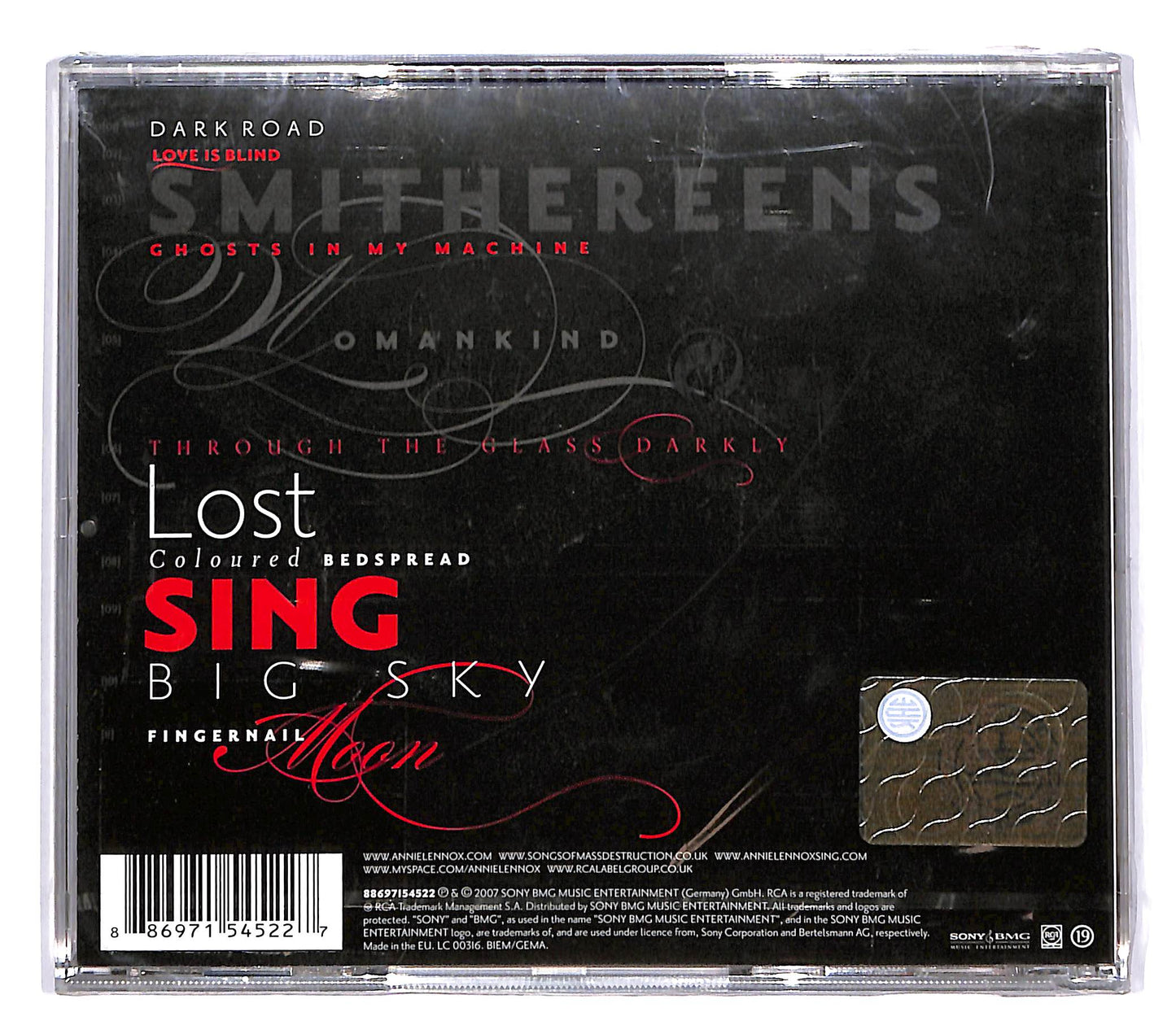 EBOND Annie Lennox - Songs Of Mass Destruction CD CD048209
