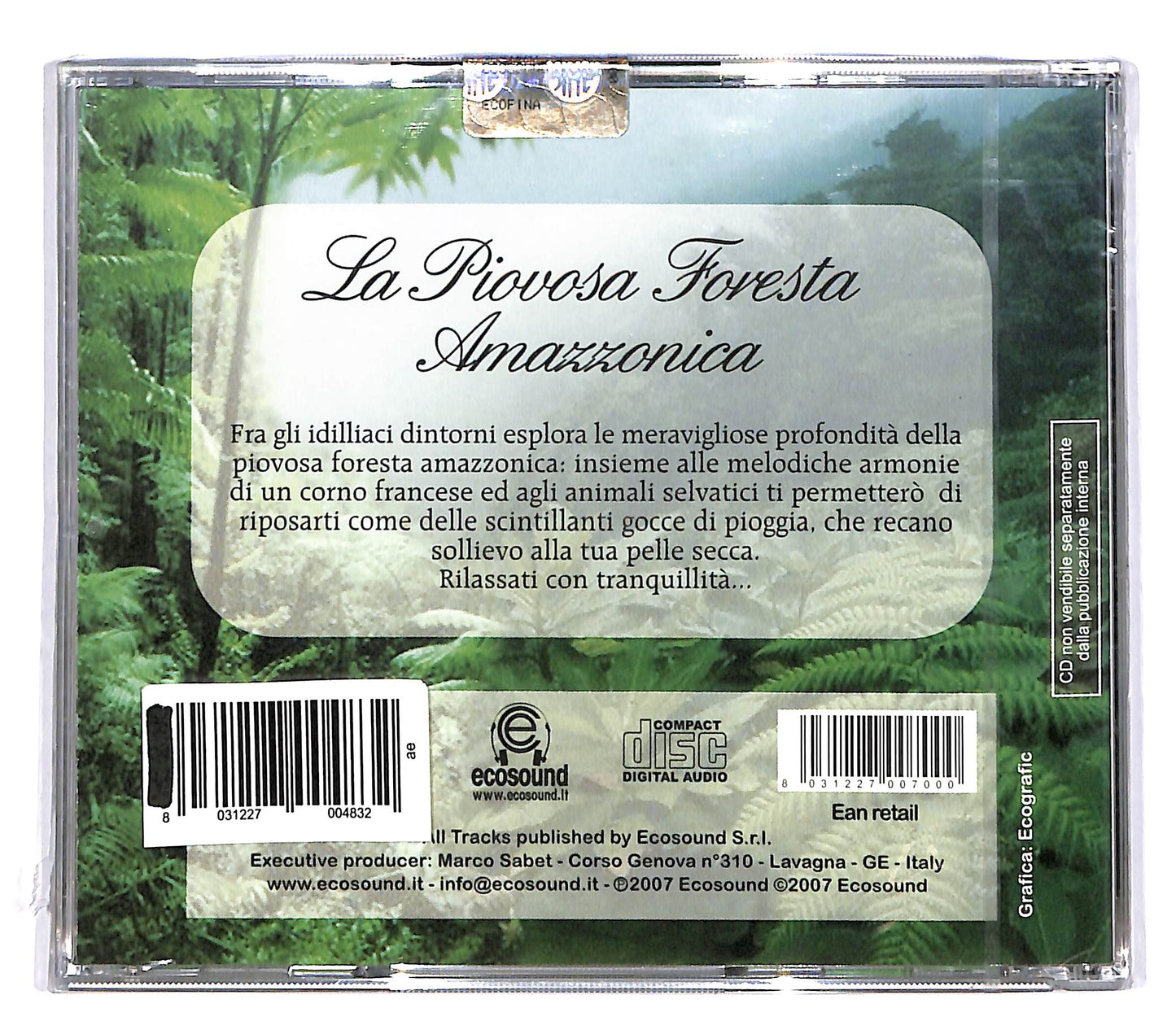 EBOND Various - La Piovosa Foresta Amazzonica CD CD048215