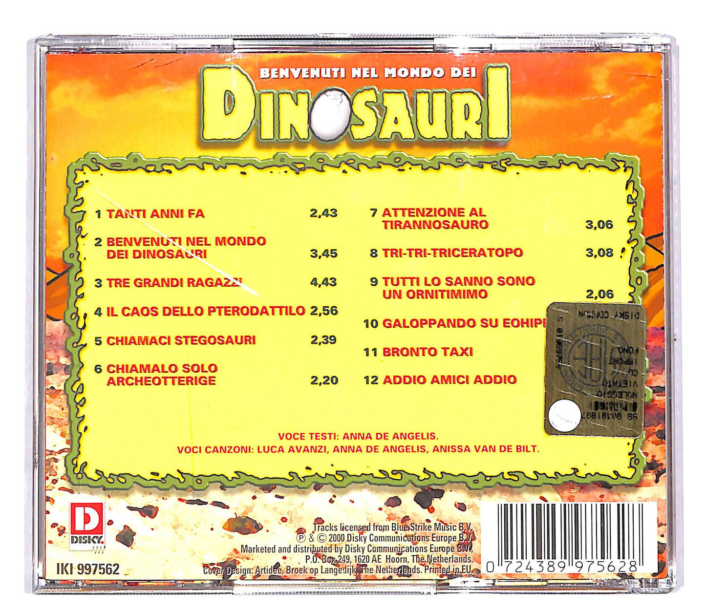 EBOND Various - Benvenuti nel mondo dei dinosauri CD CD048220