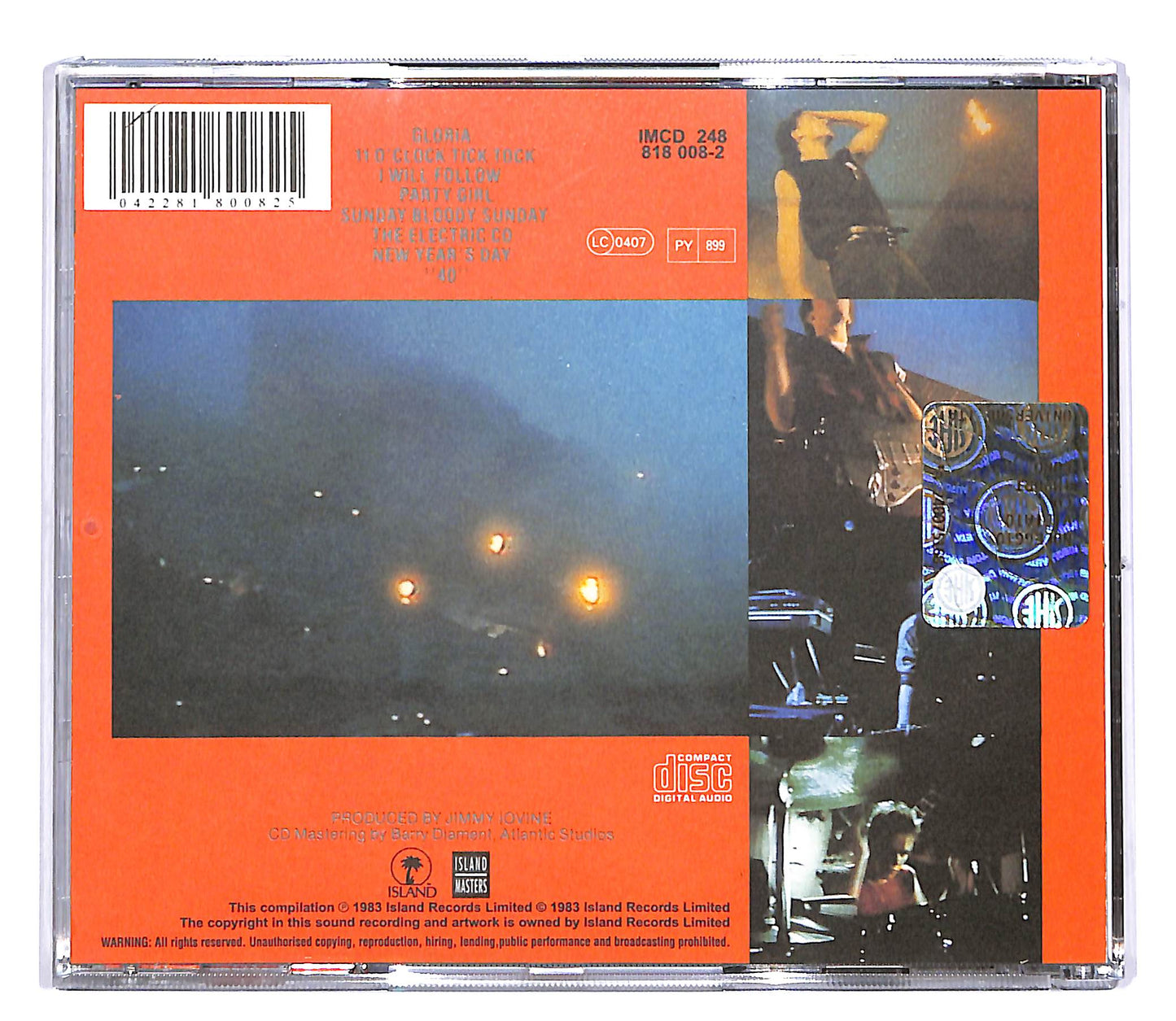 EBOND U2 - Live - Under A Blood Red Sky CD CD048325