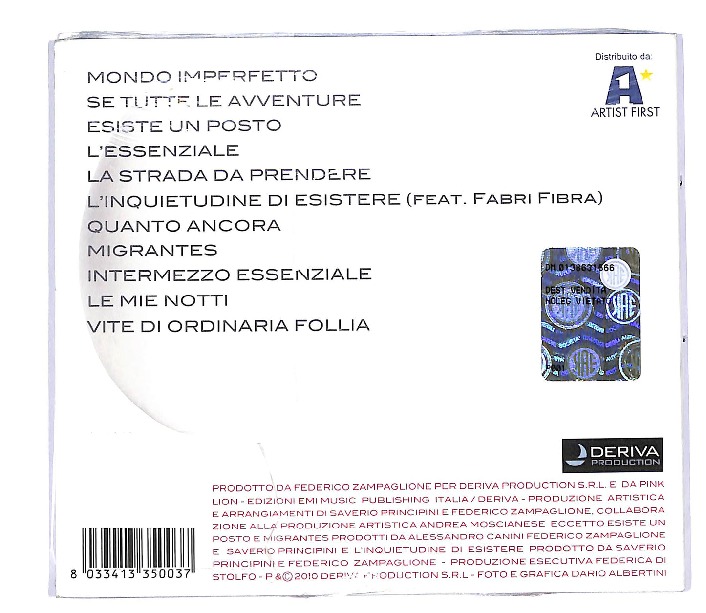 EBOND Tiromancino - L'Essenziale CD CD048349