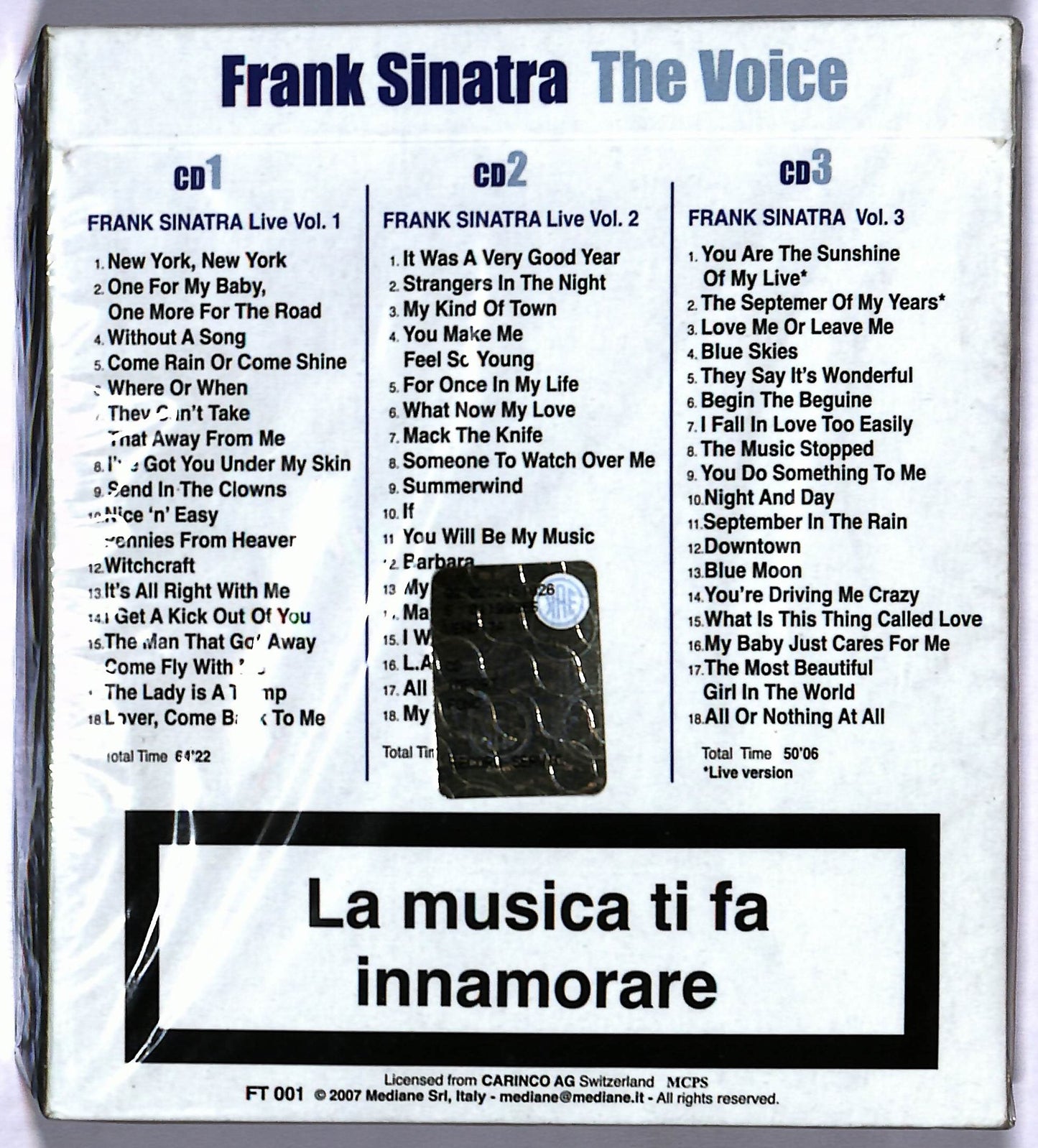 EBOND Frank Sinatra - The voice Raccolta (3) CD CD048455