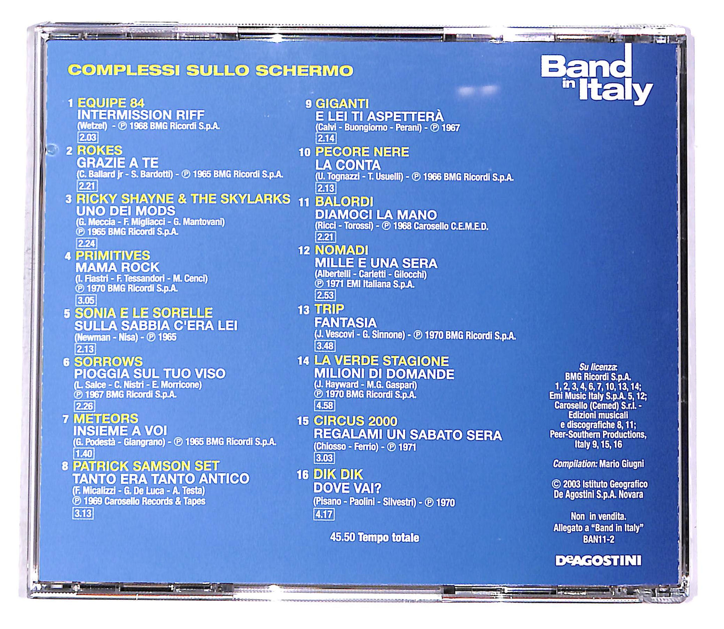 EBOND Various - Complessi Sullo Schermo EDITORIALE CD CD048551