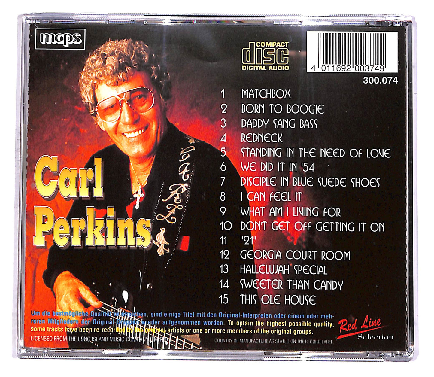 EBOND Carl Perkins - Matchbox CD CD048560