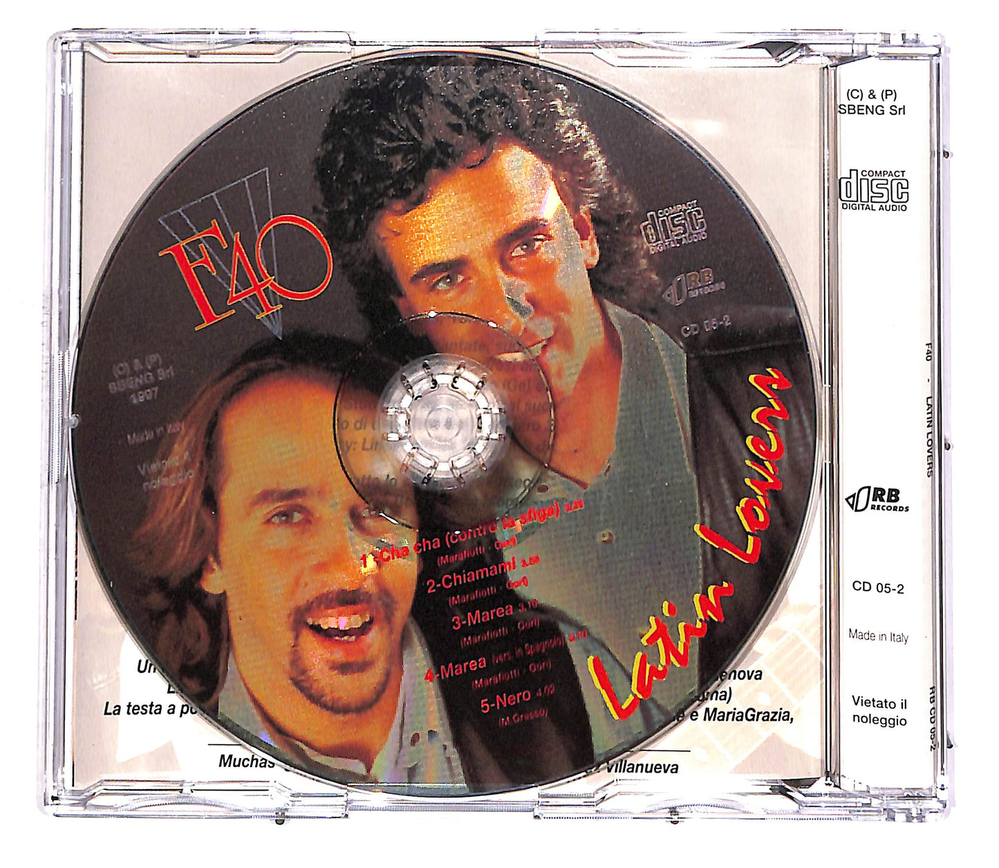 EBOND F40 - Latin Lovers EDITORIALE CD CD048650