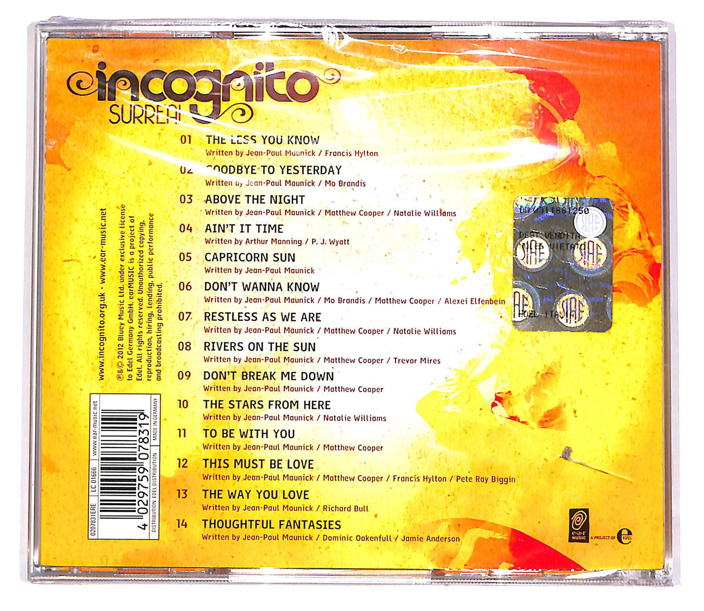 EBOND Incognito - Surreal CD CD048712