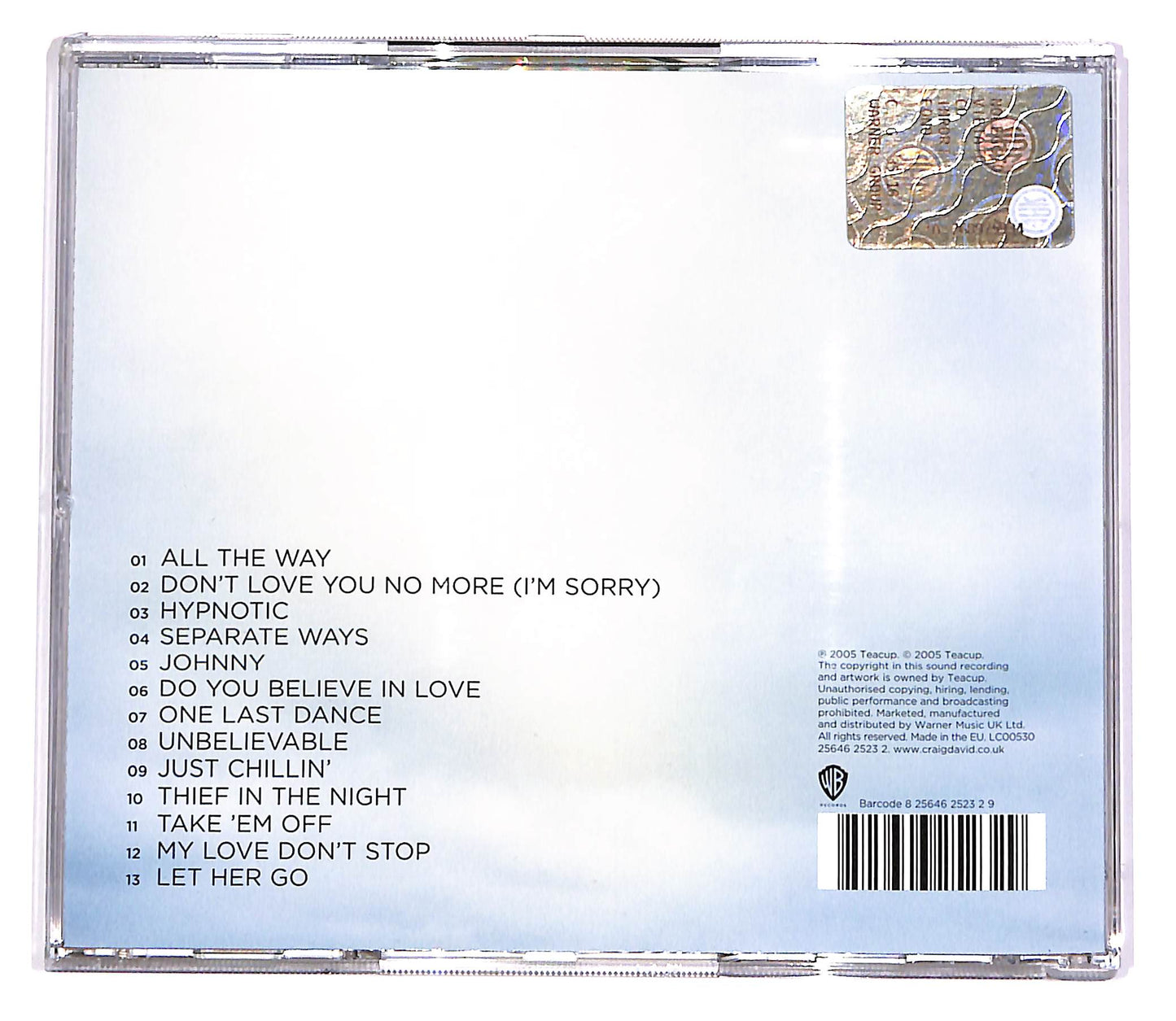 EBOND Craig David - The Story Goes... CD CD048713
