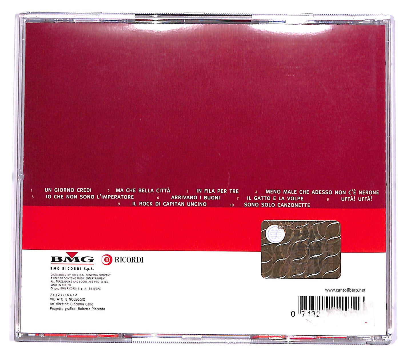 EBOND Edoardo Bennato - Edoardo Bennato CD CD048744