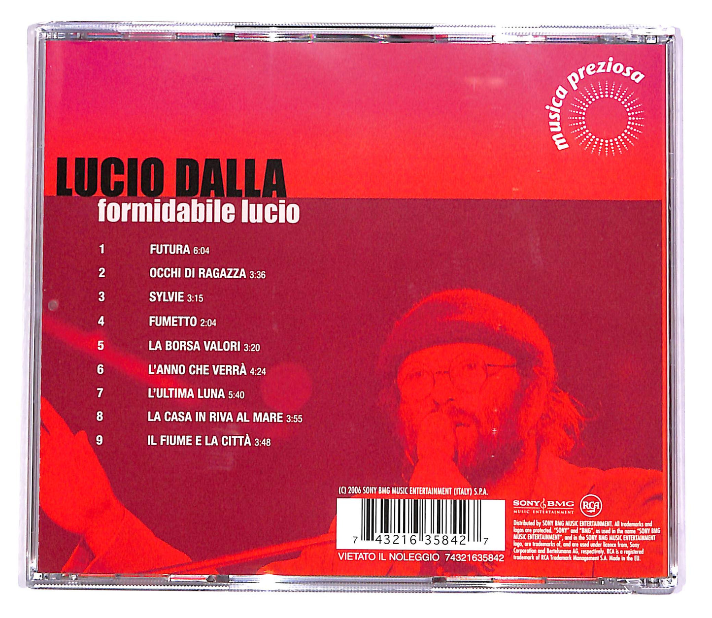 EBOND Lucio Dalla - Formidabile Lucio CD CD048751