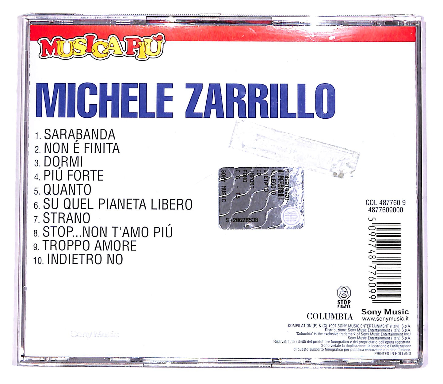 EBOND Michele Zarrillo - Michele Zarrillo CD CD048804