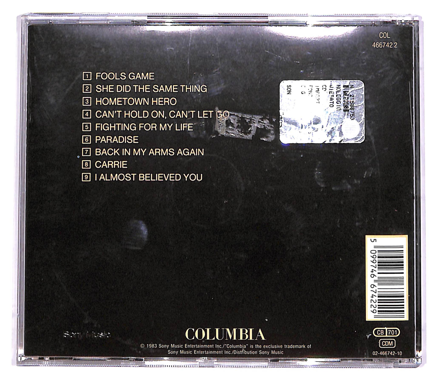 EBOND Michael Bolton - Michael Bolton CD CD048809