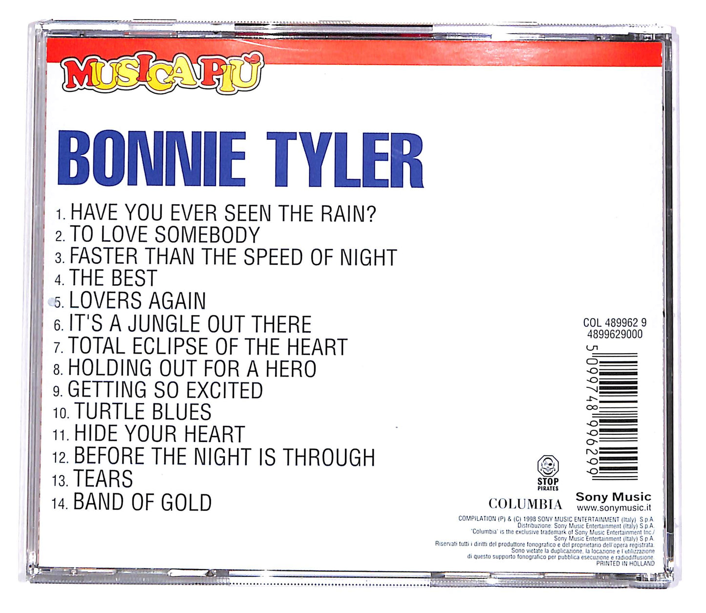 EBOND Bonnie Tyler - Musica Piu CD CD048817