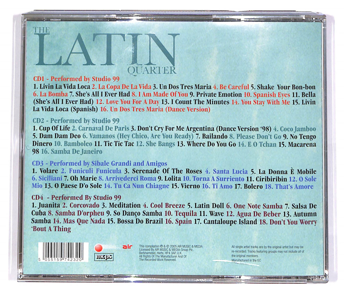 EBOND Various - The Latin Quarter (4 dischi) CD CD048845