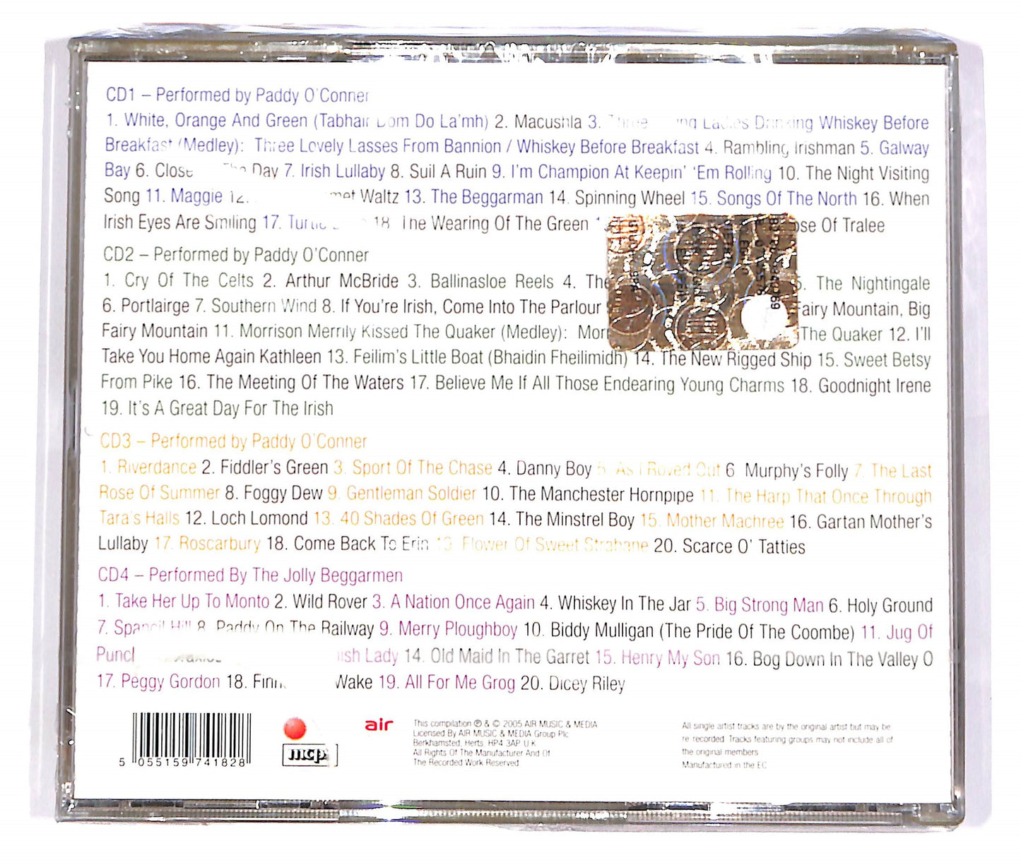 EBOND Various - The Irish Music Album (4 dischi) CD CD048854