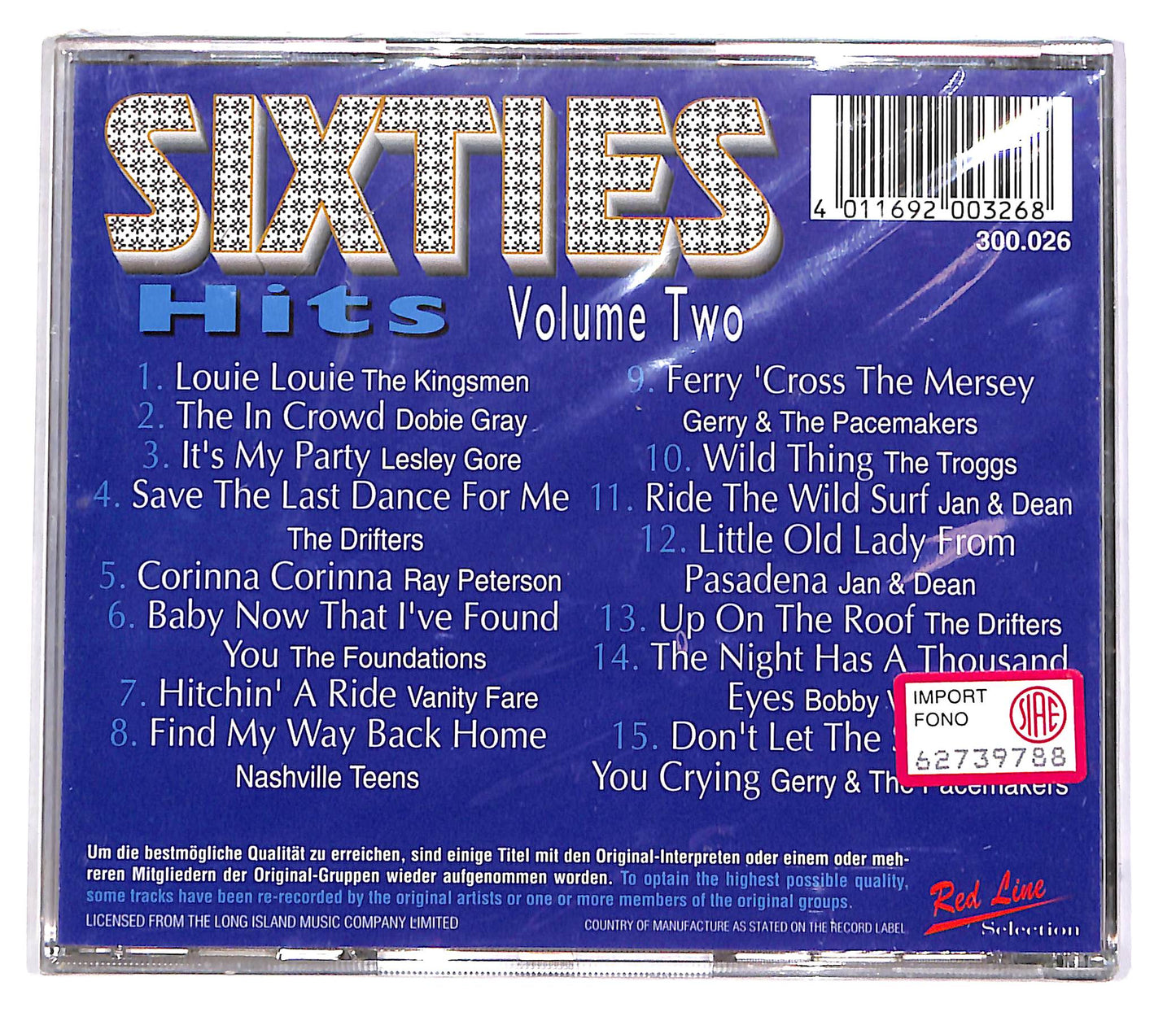 EBOND Sixties Hits - Volume Two CD CD048924