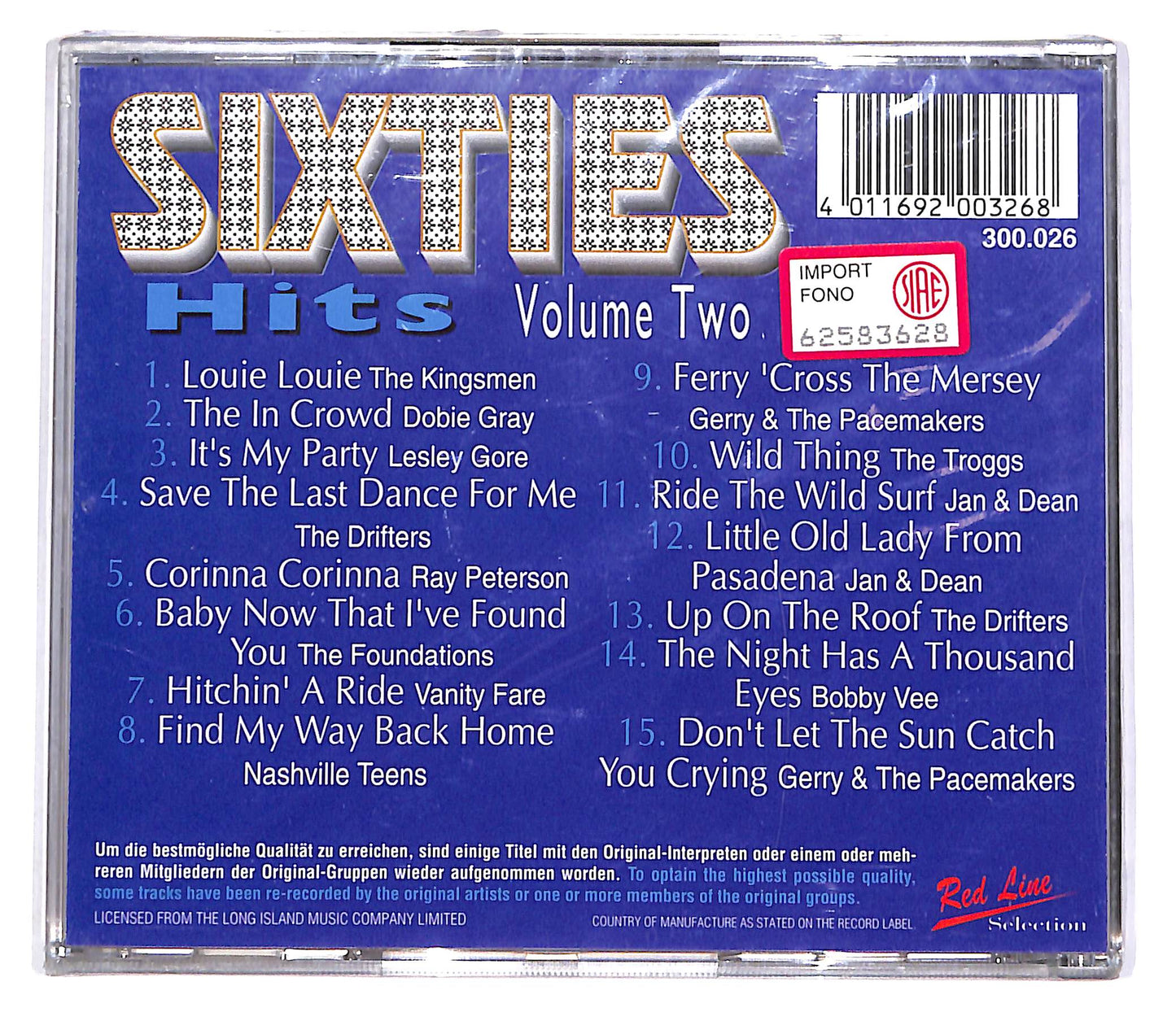 EBOND Sixties Hits - Volume Two CD CD049010