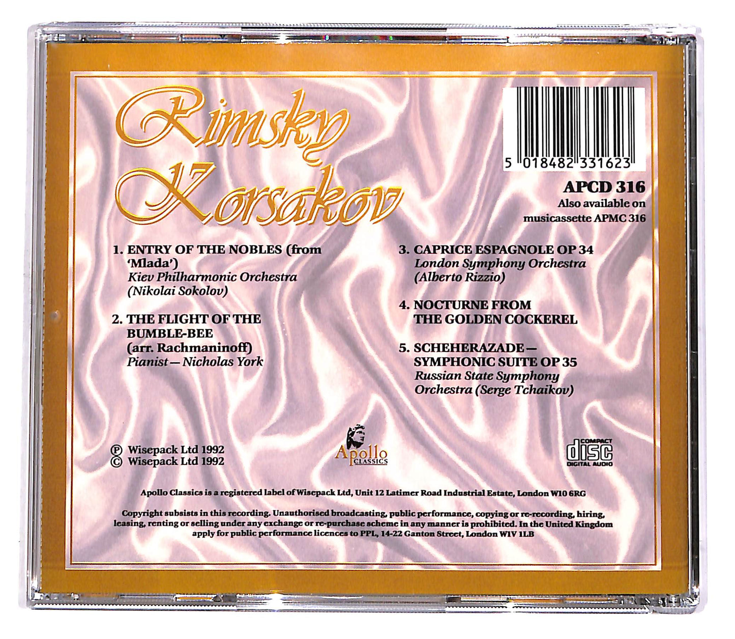 EBOND Rimsky-Korsakov - Rimsky Korsakov CD CD049101