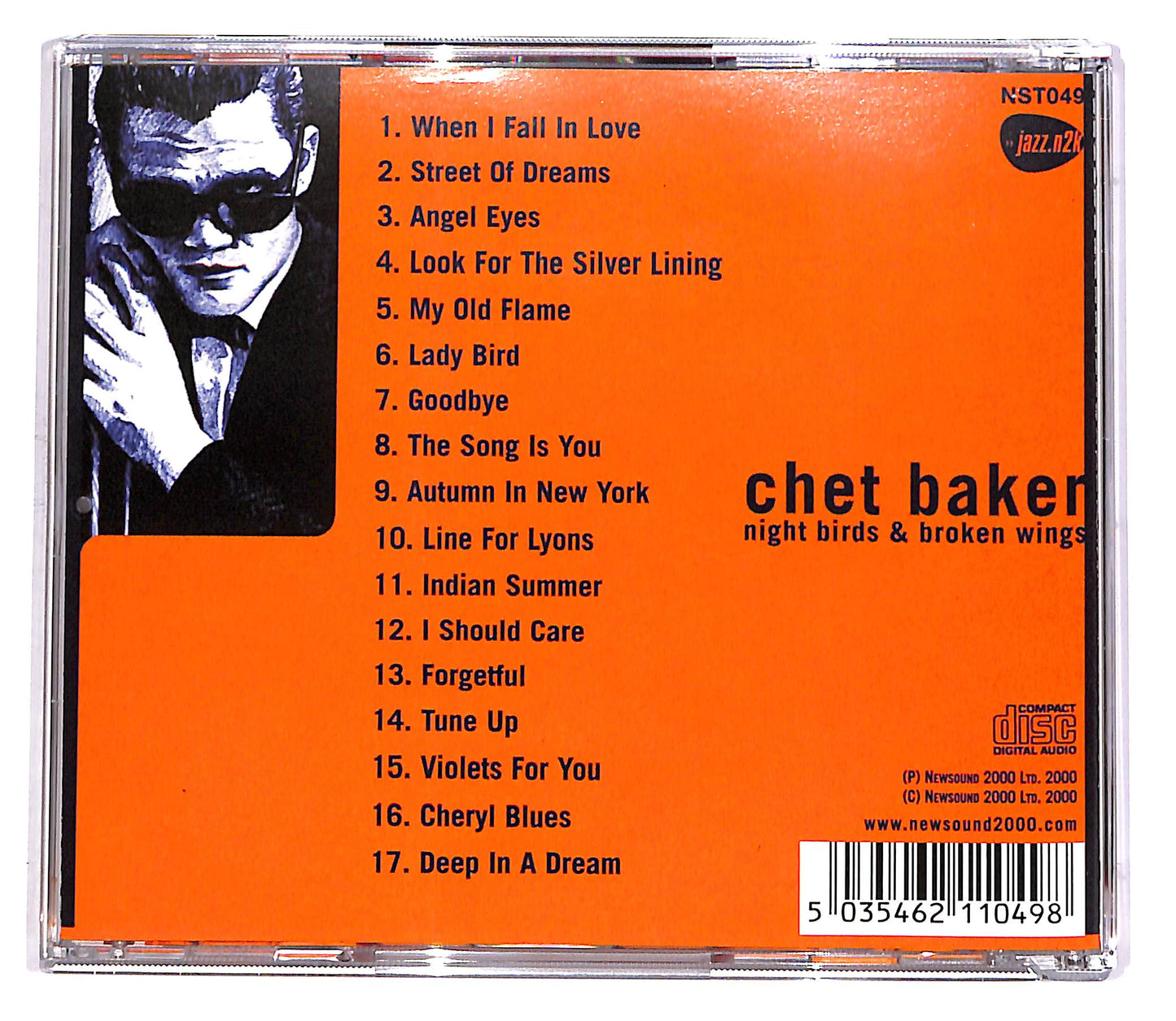 EBOND Chet Baker - Night Birds & Broken Wings CD CD049102