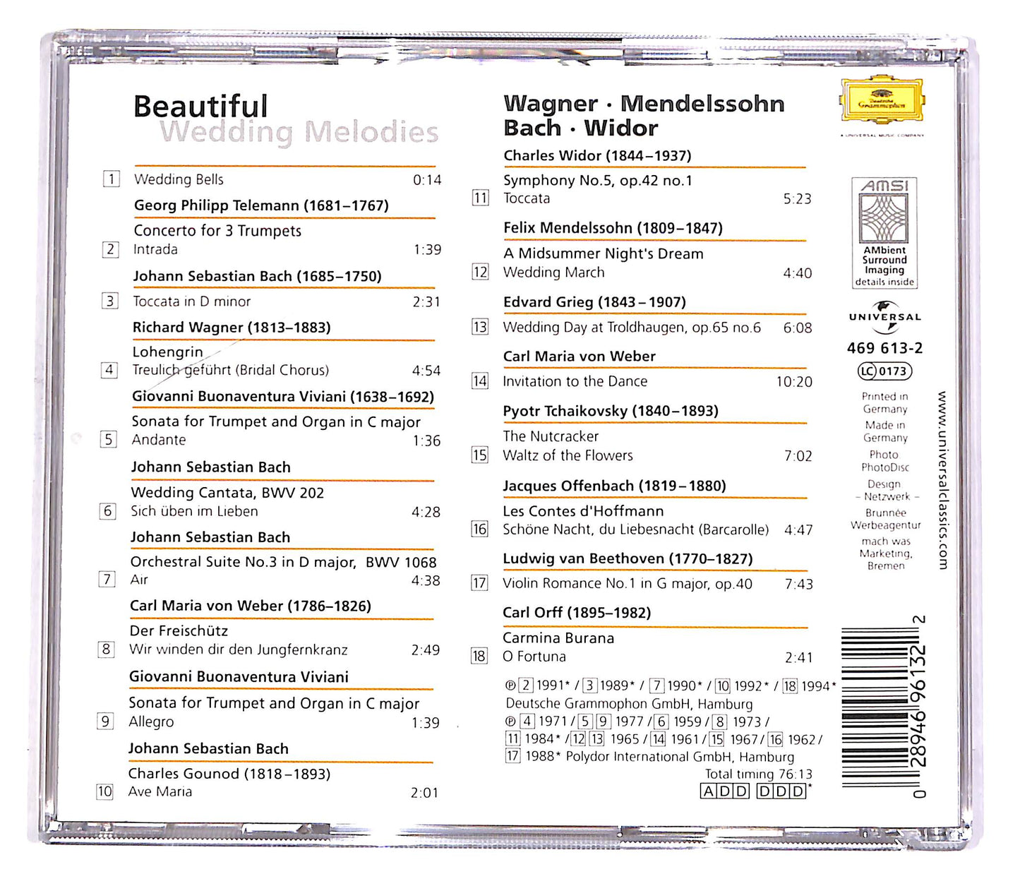 EBOND Various - Beautiful Wedding Melodies CD CD049103