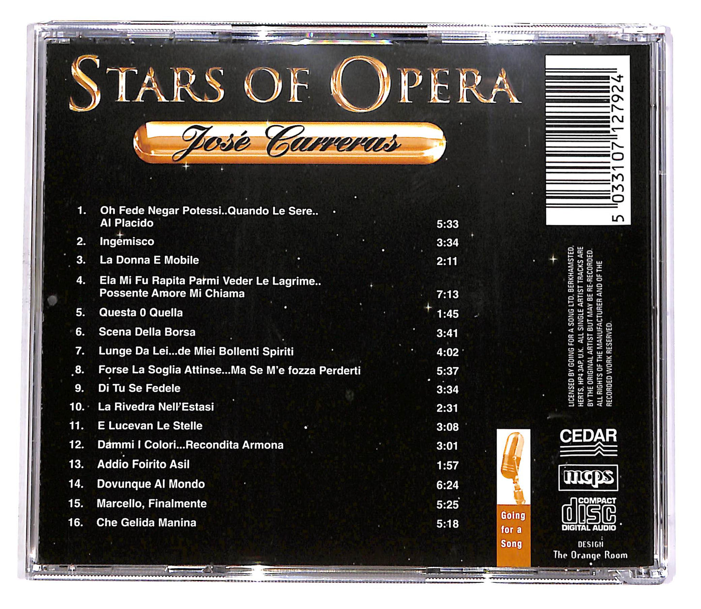EBOND Jose Carreras - Stars Of Opera CD CD049109